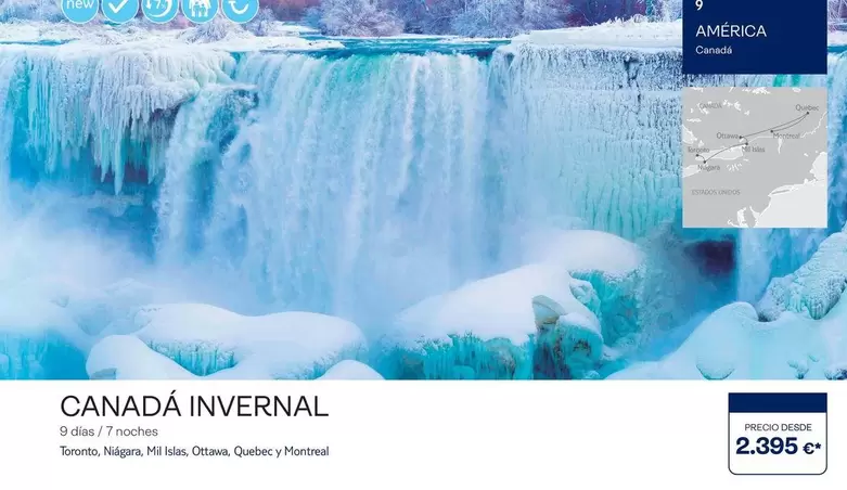 Oferta de Ottawa - Canadá Invernal por 2395€ en Tui Travel PLC