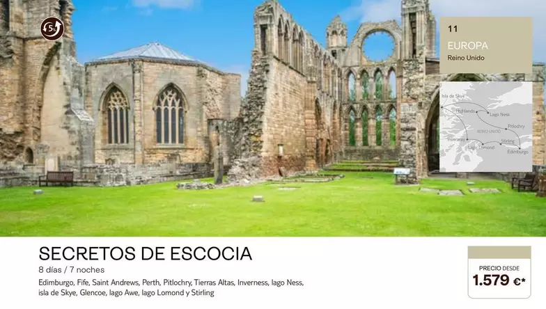 Oferta de Lago - Secretos De Escocia por 1579€ en Tui Travel PLC