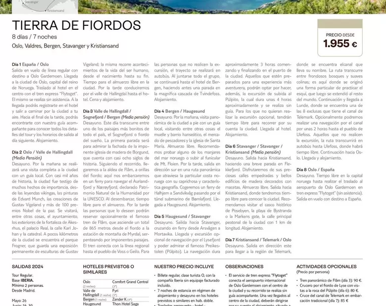 Oferta de Tierra De Fiordos en Tui Travel PLC