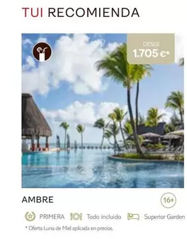 Oferta de Garden - Ambre en Tui Travel PLC