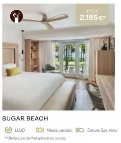 Oferta de Deluxe - Sugar Beach por 2185€ en Tui Travel PLC