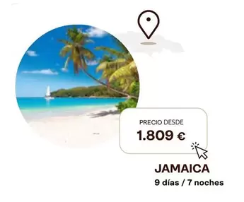 Oferta de Jamaica por 1809€ en Tui Travel PLC