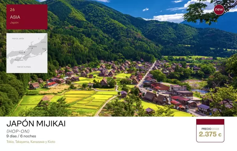 Oferta de Japón Mijikai por 2375€ en Tui Travel PLC