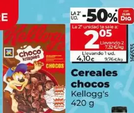 Oferta de Kellogg's - Cereales Chocos por 4,1€ en Dia