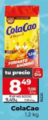 Oferta de Cola Cao - 1,2 Kg por 8,49€ en Dia