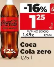 Oferta de Coca-Cola - Zero por 1,25€ en Dia