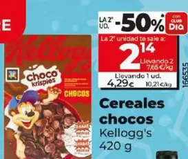 Oferta de Kellogg's - Cereales Chocos por 4,29€ en Dia