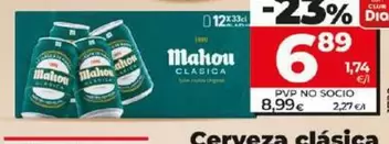 Oferta de Mahou - Cerveza Clasica por 6,89€ en Dia