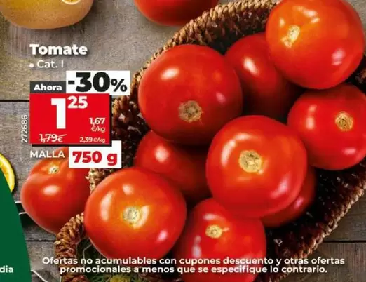 Oferta de Tomate por 1,25€ en Dia