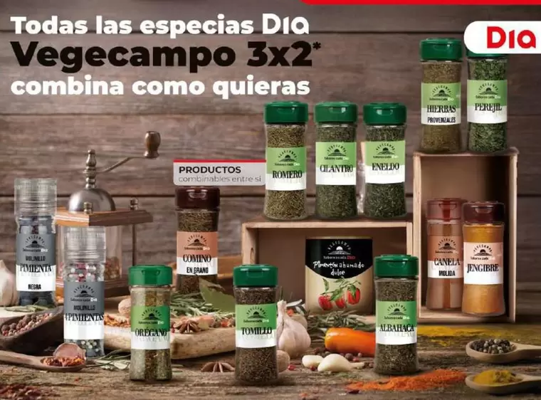 Oferta de Dia Vegecampo - Todas Las Especias   en Dia