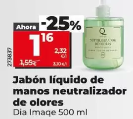 Oferta de Dia Imaqe - Jabón Líquido De Manos Neutralizador De Olores por 1,16€ en Dia