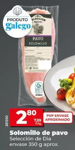 Oferta de Seleccion De Dia - Solomillo De Pavo por 2,8€ en Dia