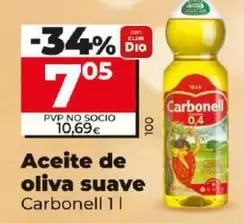 Oferta de Carbonell - Aceite De Oliva Suave por 7,05€ en Dia