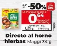 Oferta de Maggi - Directo Al Horno Hierbas por 1,29€ en Dia