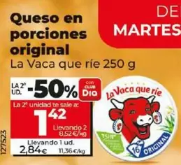 Oferta de La Vaca Que Ríe - Queso En Porciones Original por 2,84€ en Dia