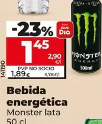 Oferta de Monster - Bebida Energetica por 1,45€ en Dia