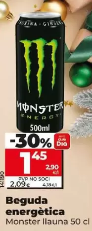 Oferta de Monster - Bebida Energetica por 1,45€ en Dia