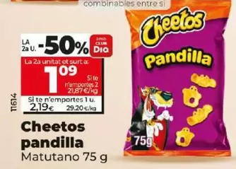 Oferta de Matutano - Cheetos Pandilla por 2,19€ en Dia