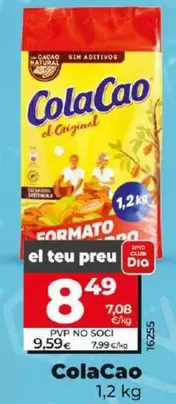 Oferta de Cola Cao - 1,2 Kg por 8,49€ en Dia