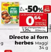 Oferta de Maggi - Directo Al Horno Hierbas por 1,29€ en Dia