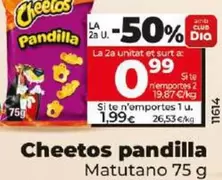 Oferta de Matutano - Cheetos Pandilla por 1,99€ en Dia