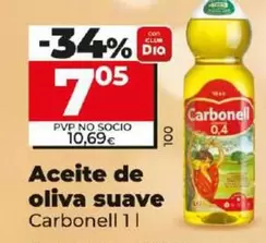 Oferta de Carbonell - Aceite De Oliva Suave por 7,05€ en Dia