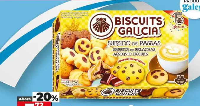 Oferta de Biscuits Galicia - Surtido De Pastas por 3,72€ en Dia