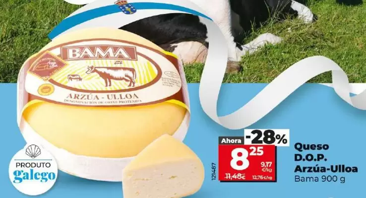 Oferta de Bama - Queso D.O.P. Arzua-Ulloa por 8,25€ en Dia