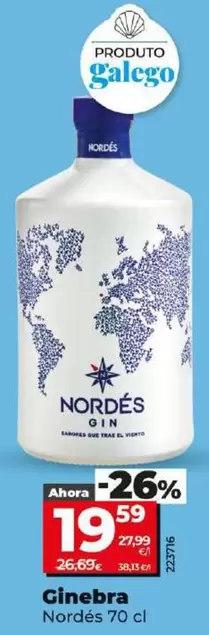 Oferta de Nordes - Ginebra por 19,59€ en Dia