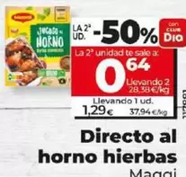 Oferta de Maggi - Directo Al Horno Hierbas por 1,29€ en Dia