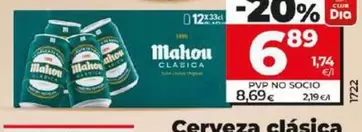 Oferta de Mahou - Cerveza Clasica por 6,89€ en Dia