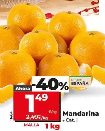 Oferta de Mandarina por 1,49€ en Dia