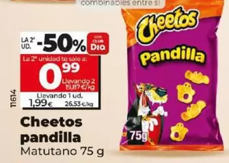 Oferta de Matutano - Cheetos Pandilla por 1,99€ en Dia