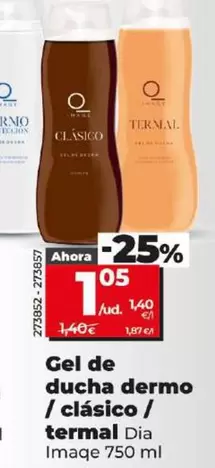 Oferta de Dia Imaqe - Gel De Ducha Dermo / Clasico / Termal por 1,05€ en Dia