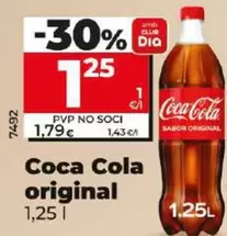 Oferta de Coca-Cola - Original por 1,25€ en Dia