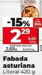 Oferta de Litoral - Fabada Asturiana por 2,29€ en Dia