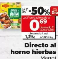 Oferta de Maggi - Directo Al Horno Hierbas por 1,39€ en Dia