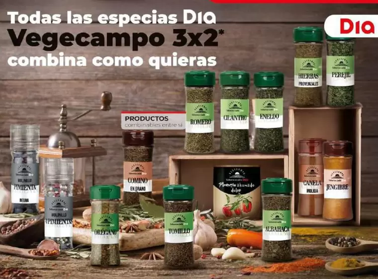 Oferta de Dia Vegecampo - Todas Las Especias  en Dia