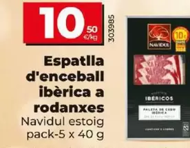 Oferta de Navidul - Paleta De Cebo En Lonchas por 10,5€ en Dia