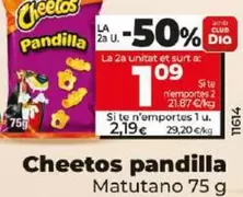 Oferta de Matutano - Cheetos Pandilla por 2,19€ en Dia