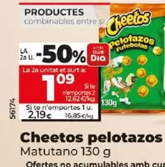 Oferta de Matutano - Cheetos Pelotazos por 2,19€ en Dia