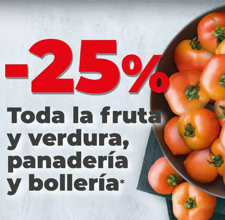 Oferta de Toda La Fruta Y Verdura, Panadería Y Bollería en Dia