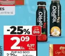 Oferta de Danone - Yogur Sin Cafeina Original por 2,09€ en Dia