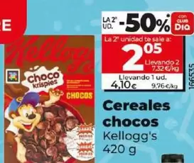 Oferta de Kellogg's - Cereales Chocos por 4,1€ en Dia