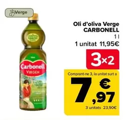 Oferta de Carbonell - Aceite De Oliva Virgen por 11,95€ en Carrefour