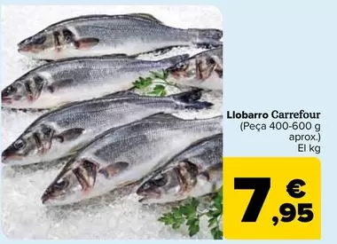 Oferta de Carrefour - Lubina por 7,95€ en Carrefour