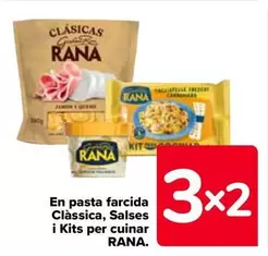 Oferta de Rana - En Pasta Rellena Clasica, Salsas Y Kit Para Cocinar en Carrefour