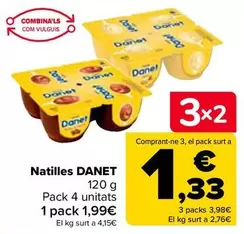 Oferta de Danet - Natillas por 1,99€ en Carrefour