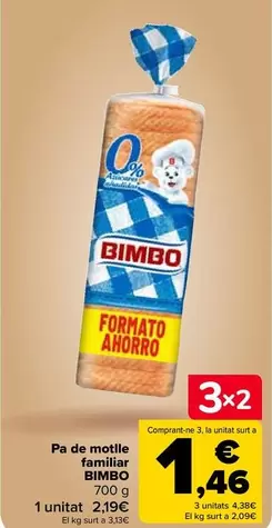 Oferta de Bimbo - Pan De Molde Familiar por 2,19€ en Carrefour