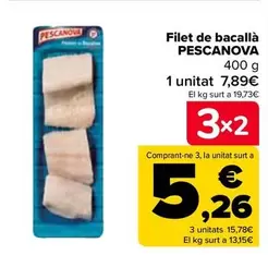 Oferta de Pescanova - Filete De Bacalao  por 7,89€ en Carrefour